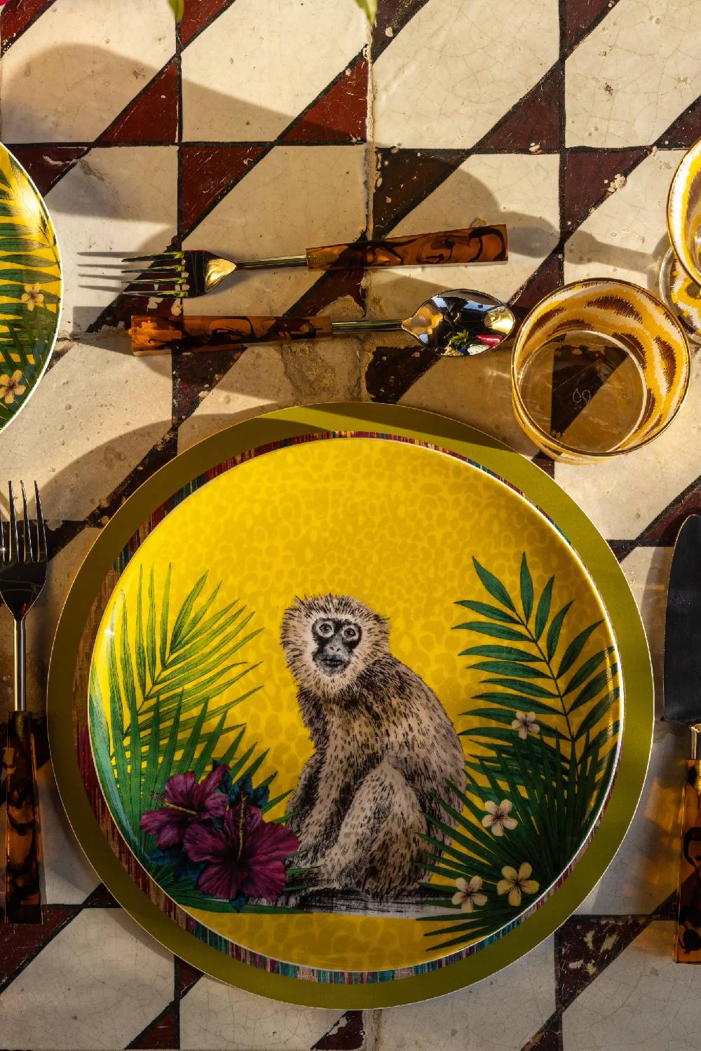 Les Ottomans Matthew Williamson porcelain dessert plate In Saldo