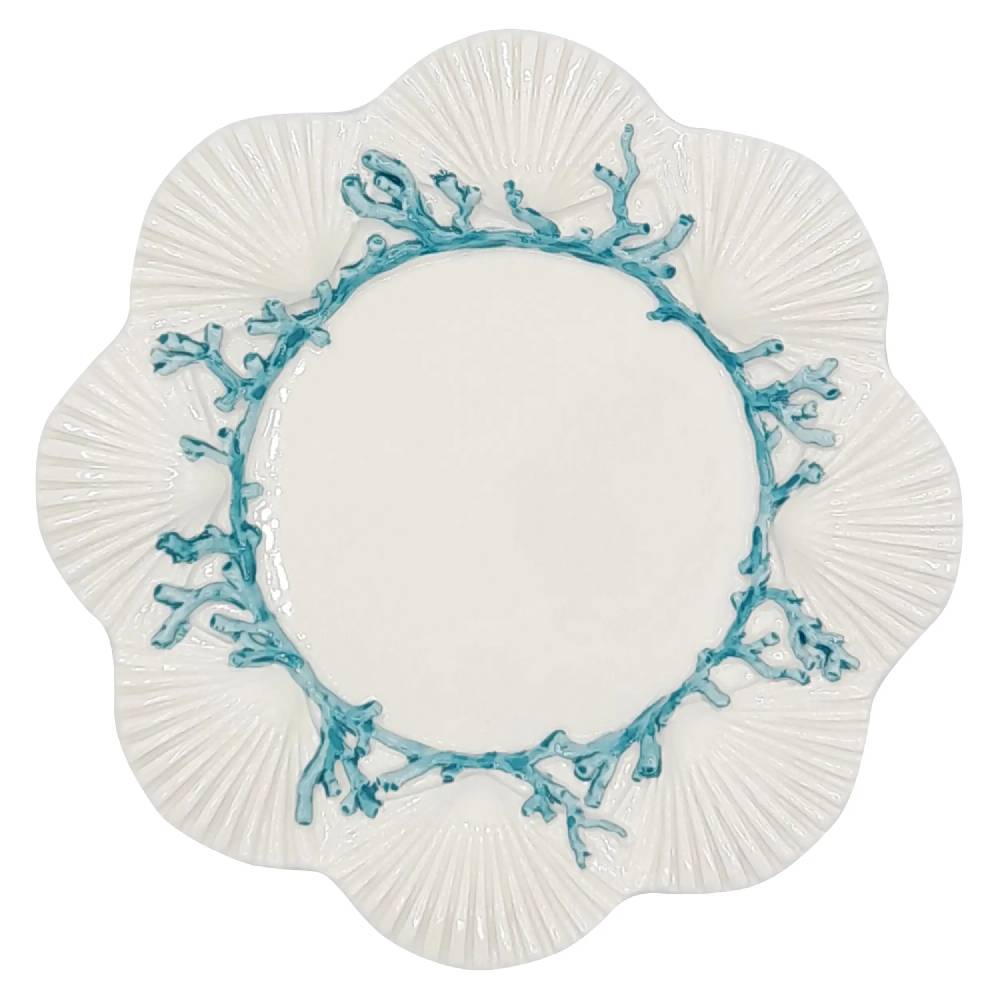 Les Ottomans Saint Jacques dessert ceramic plate Sostegno trimestrale