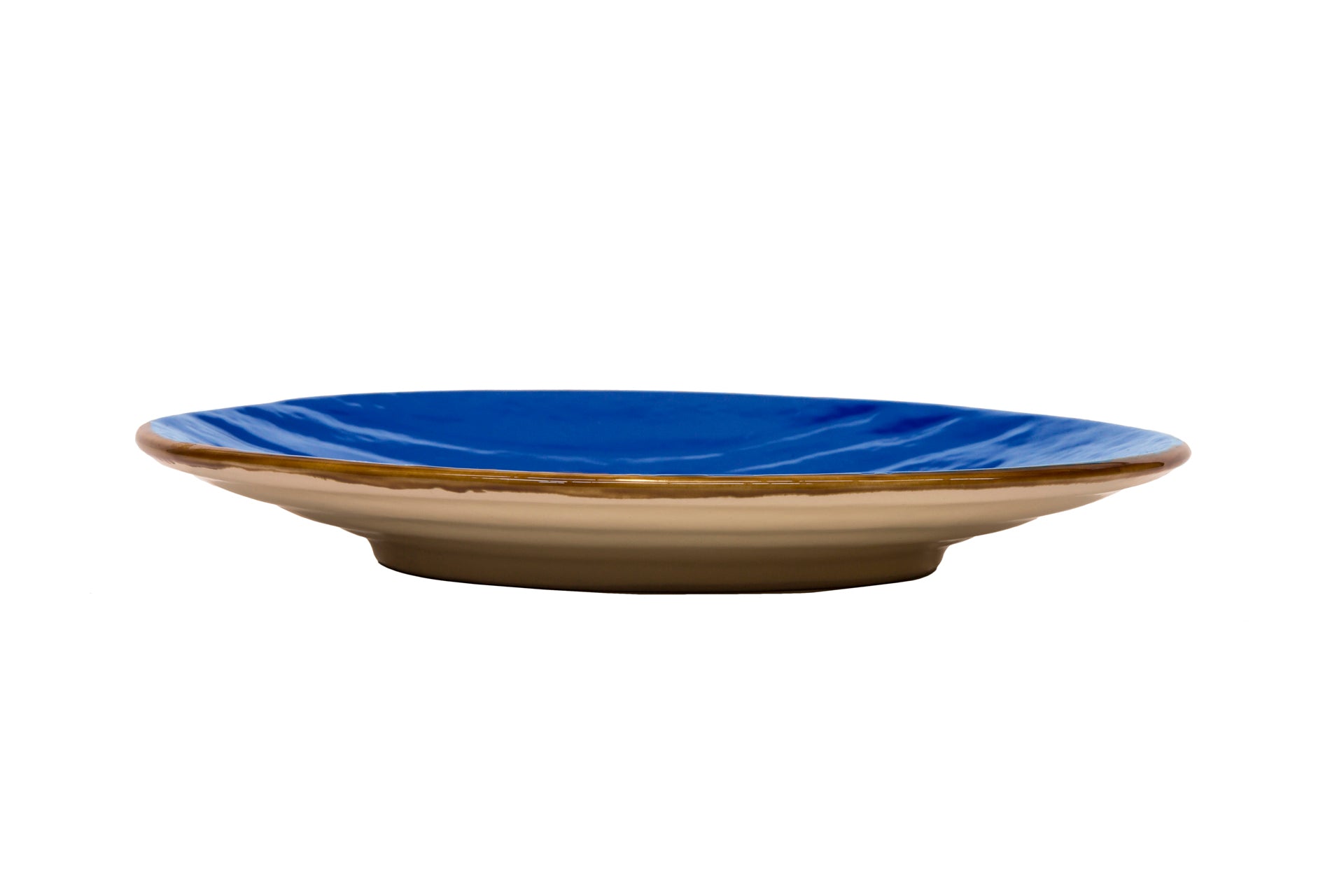 Novità Home Mediterraneo - Piatto Dessert in Gres Blu Offerta esclusiva