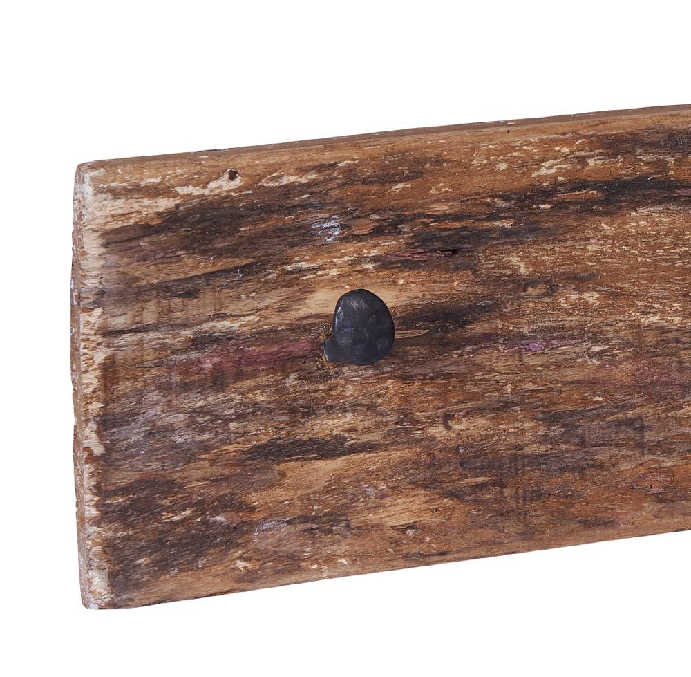 Novità Home Attaccapanni legno ganci metallo - 3 posti Italia