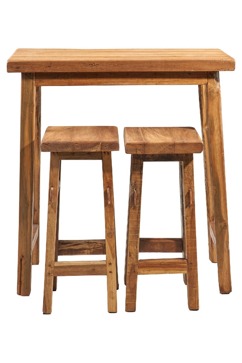 Novità Home Tavolo bar con due sgabelli set 1/3