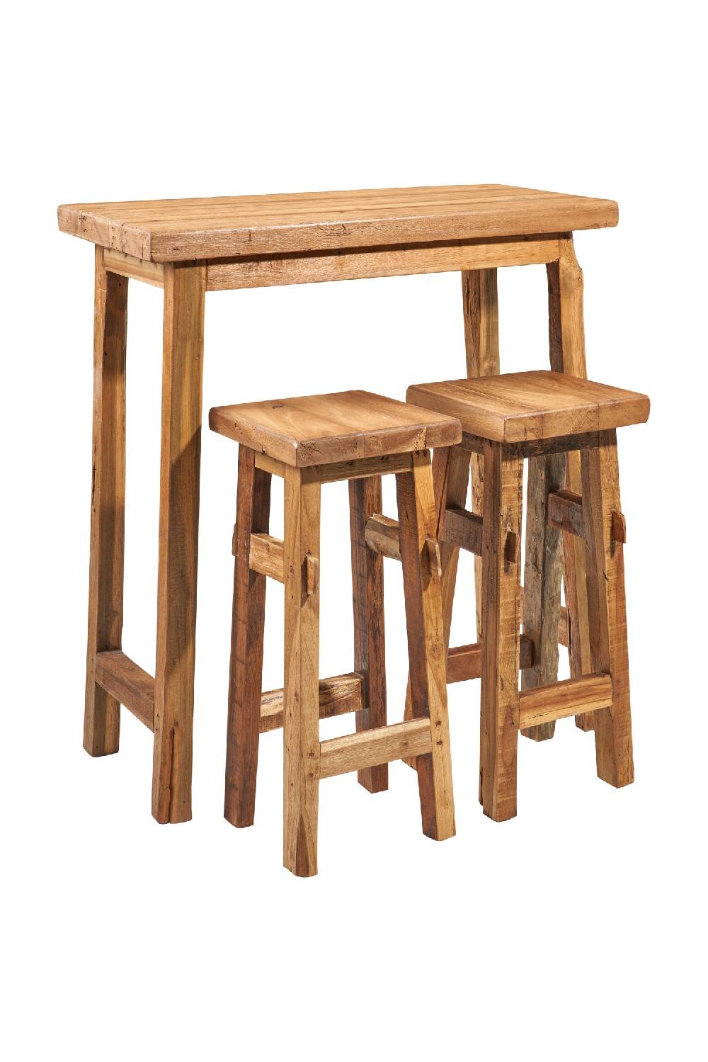 Novità Home Tavolo bar con due sgabelli set 1/3 Vendita