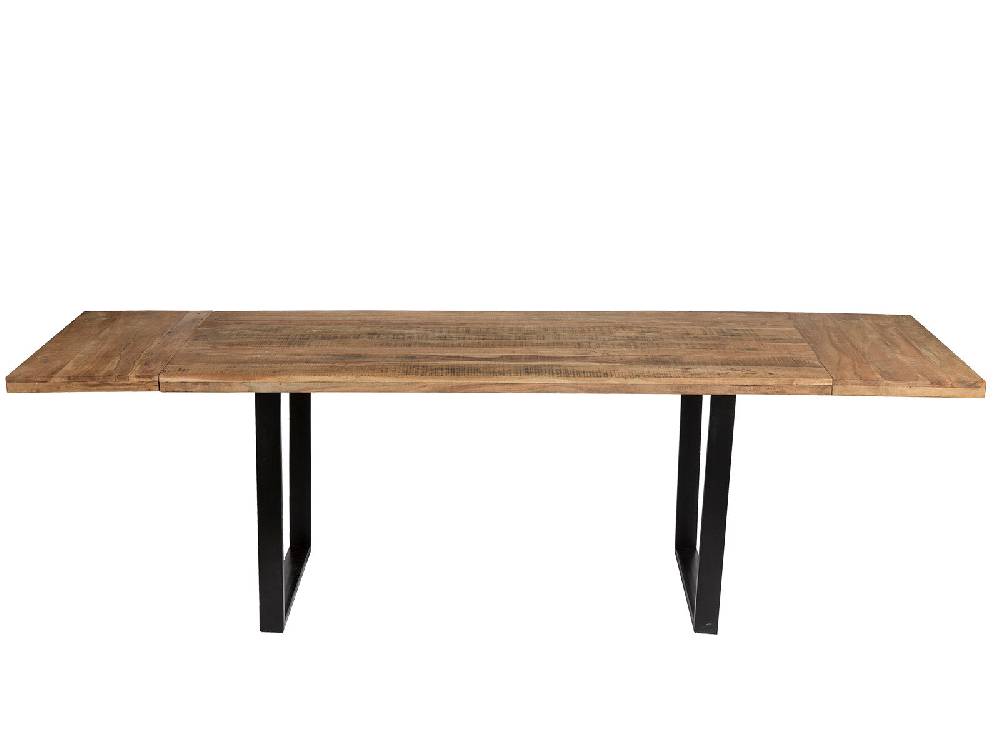 Novità Home Sawyer -tavolo pranzo in legno e metallo prolunghe estraibili Promozione