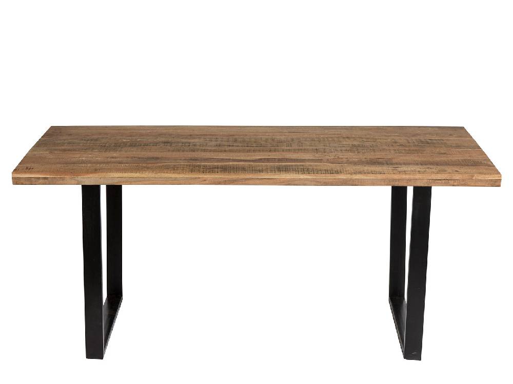 Novità Home Sawyer -tavolo pranzo in legno e metallo prolunghe estraibili Promozione