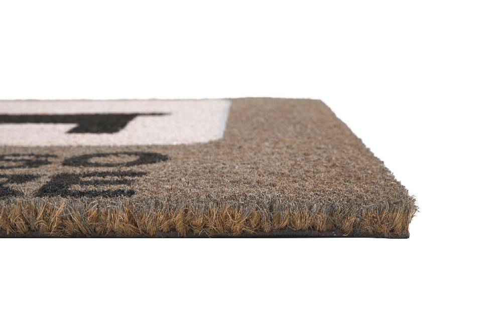 Novità Home Coco door mat-sagoma cane io posso entrare nero grigio Qualità