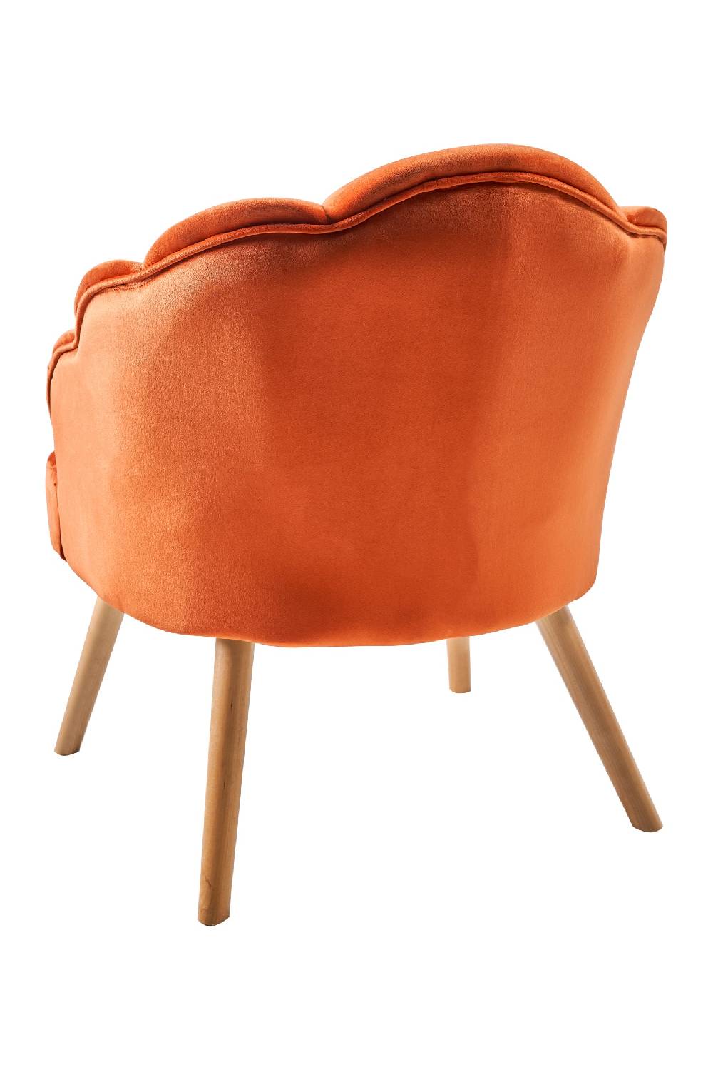 Novità Home Cloud - poltrona velluto orange Saldi Di Fabbrica