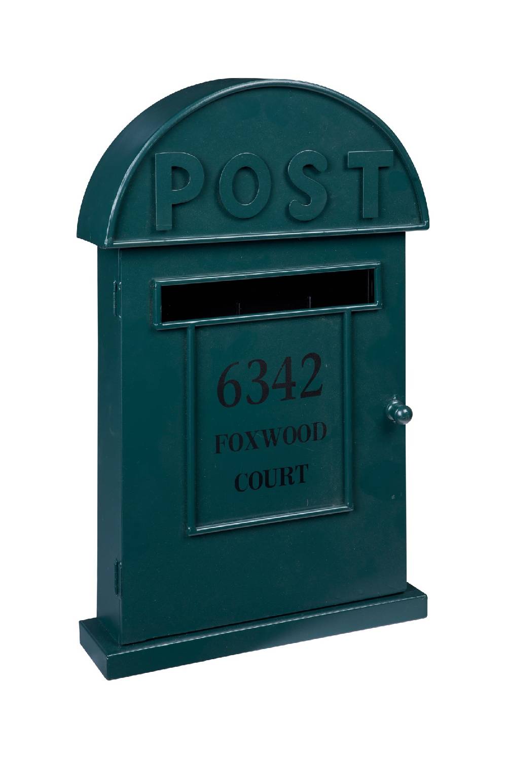 Novità Home Cassetta posta porta chiavi in metallo verde Economico