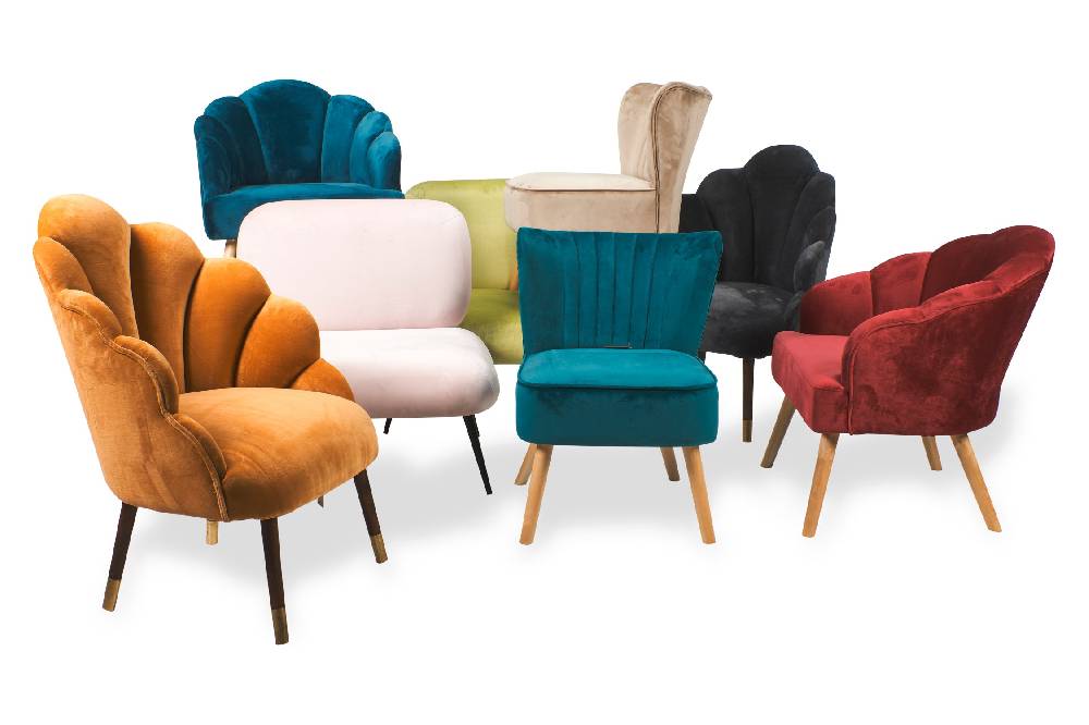 Novità Home Butterfly - poltroncina imbottita caramello Vendite stagionali