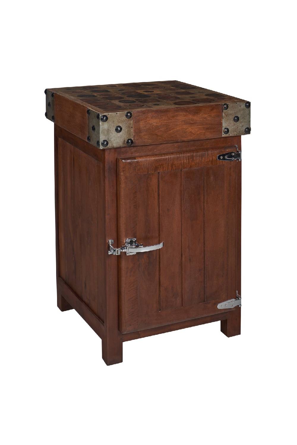 Novità Home Butcher - credenza piccola tagliere con 1 sportello in legno Offerta natalizia