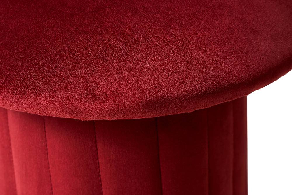 Novità Home Bois - pouf small rosso cinabro Smaltimento dello stoccaggio