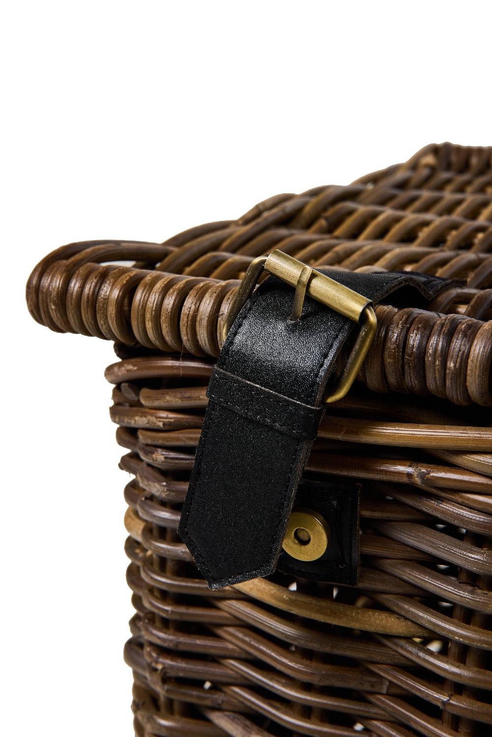Novità Home Panier - Cesta Bauletto Con Lacci In Pelle Fino al 55% di sconto