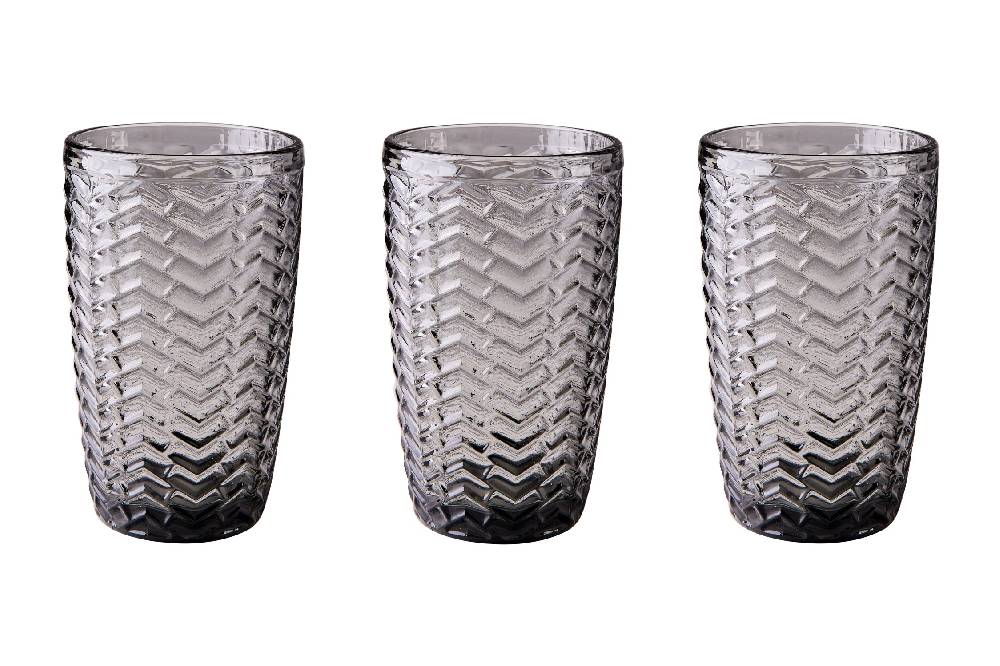 Novità Home Corte Real - Bicchiere Bibita Fume Set 1/6 Black Friday Prezzi