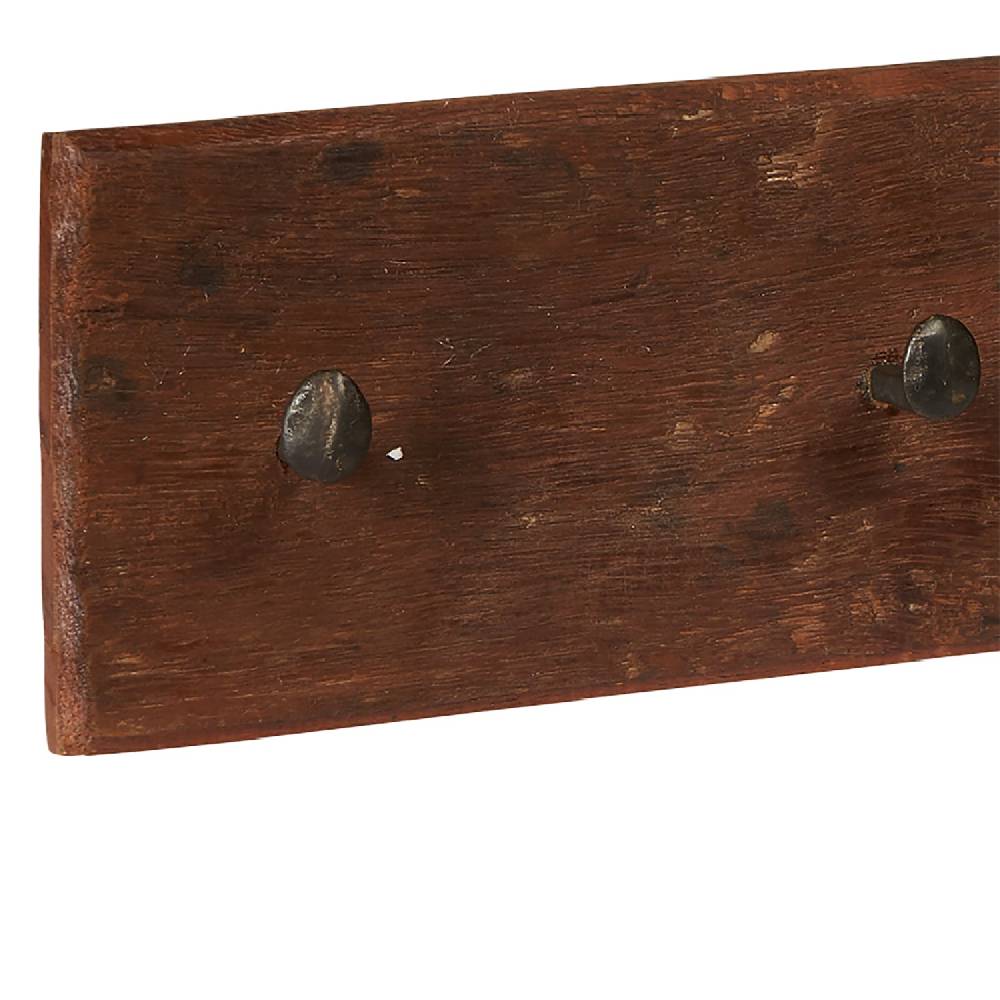 Novità Home Attaccapanni legno ganci metallo - 5 posti Sconto