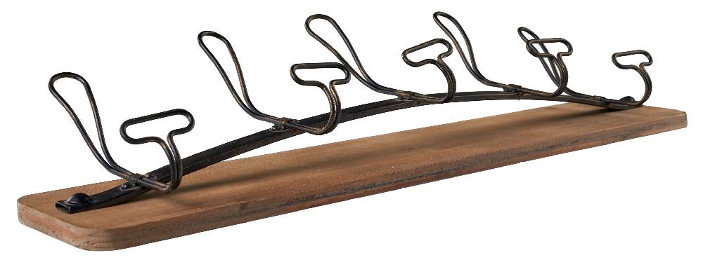 Novità Home Attaccapanni legno 5 ganci Offerta