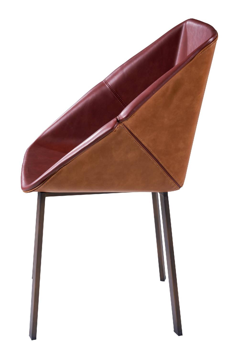 Novità Home Adonis sedia - imbottita interno marrone esterno beige I Più Venduti