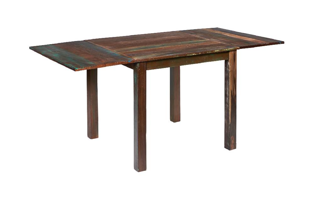 Novità Home Tavolo pranzo in legno di recupero prolunghe estraibili Offerta Pasqua