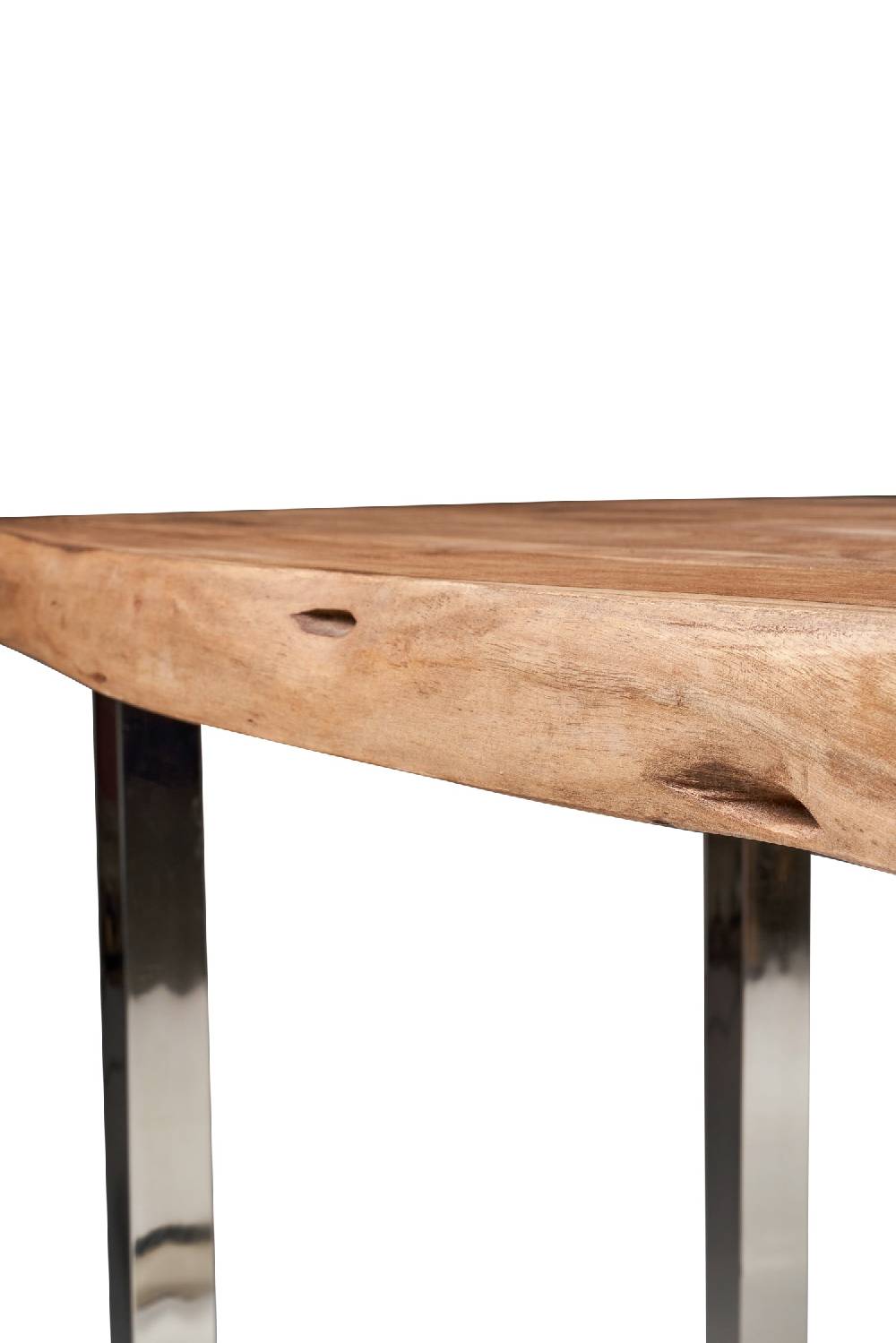 Novità Home Melburne - tavolo acacia con gambe color acciaio Vendita calda