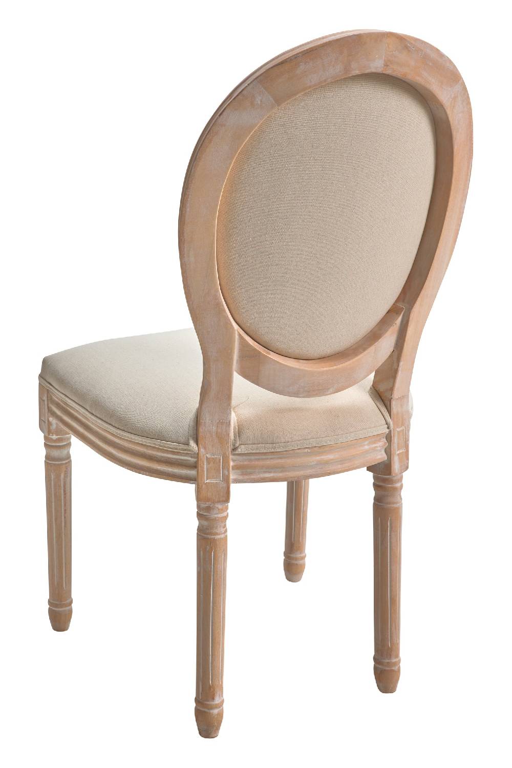 Novità Home Blasone - sedia seduta e spagliera imbottita in legno e tessuto Online Outlet
