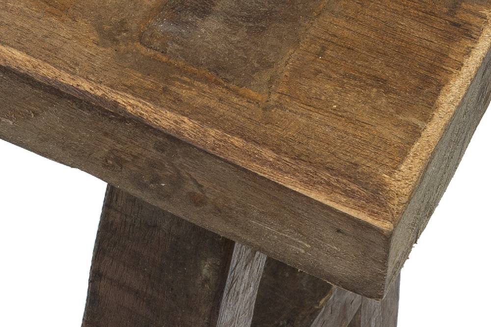 Novità Home Sgabello Legno Di Recupero Limitato a 3 giorni