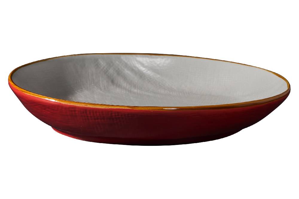 Novità Home Mediterraneo - Vassoio Ovale Bordo Alto - Colori Assortiti Italia