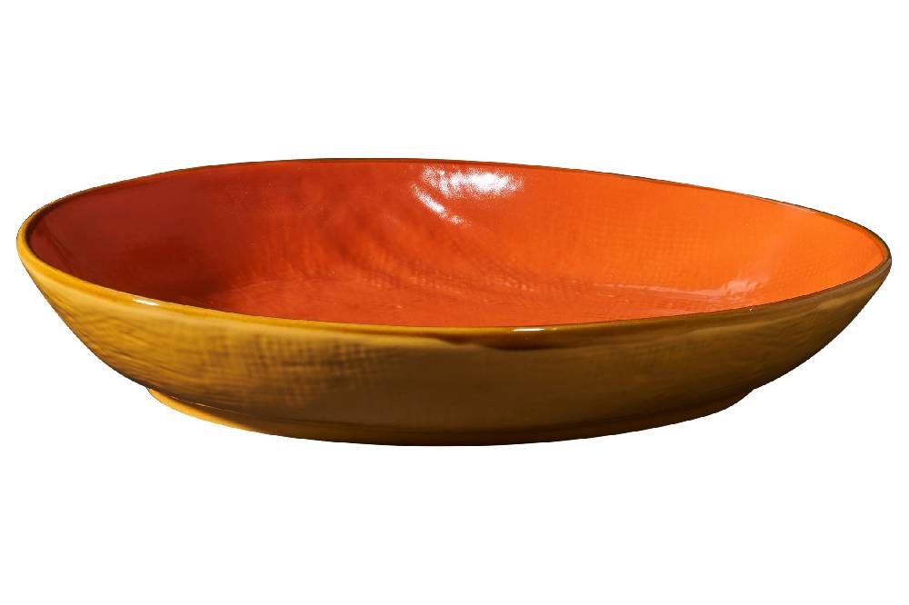 Novità Home Mediterraneo - Vassoio Ovale Bordo Alto - Colori Assortiti Italia