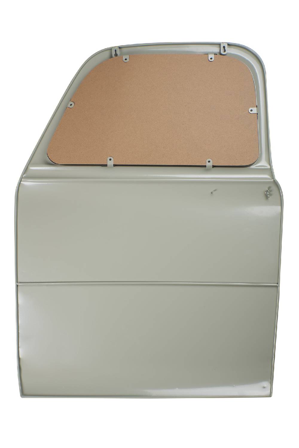 Novità Home Sportello auto - specchio in metallo tortora con decoro Acquista Ora