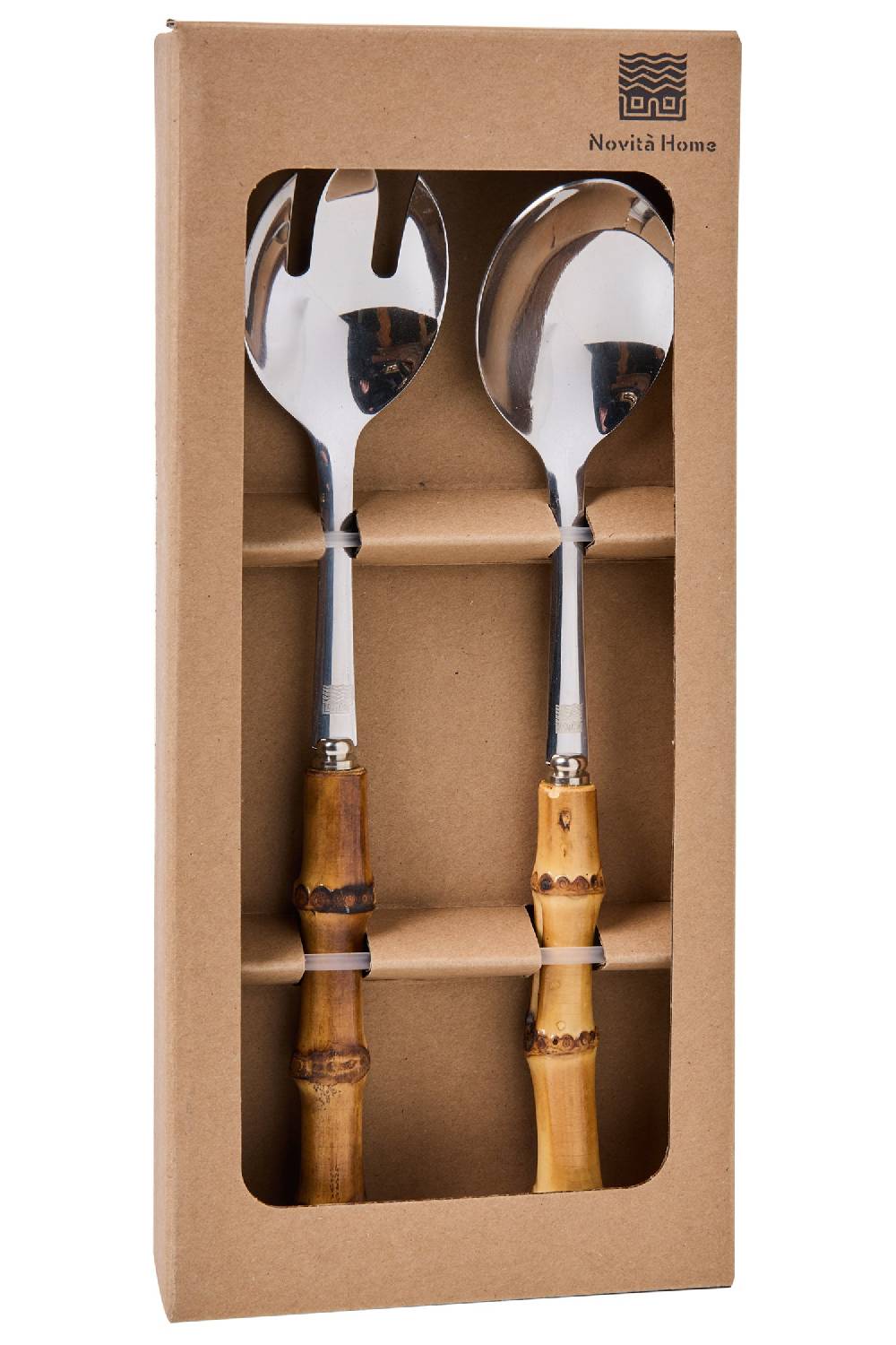 Novità Home Chatelet - Posate Set 1/2 Manico In Radice Di Bambu Vendita Economica