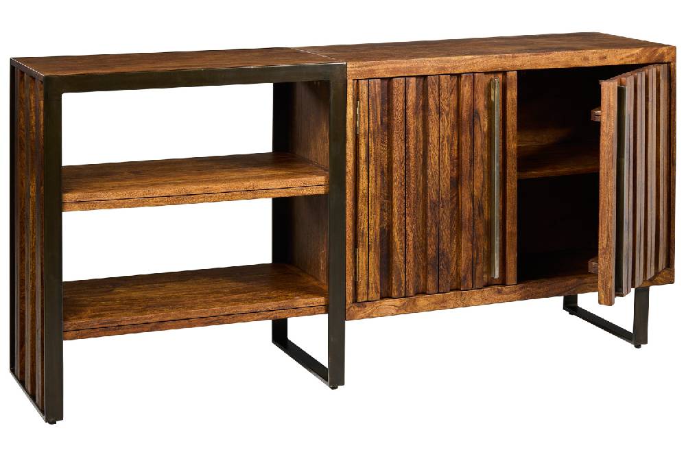 Novità Home Boston - Credenza 2 Sportelli Con Ripiani I Più Venduti