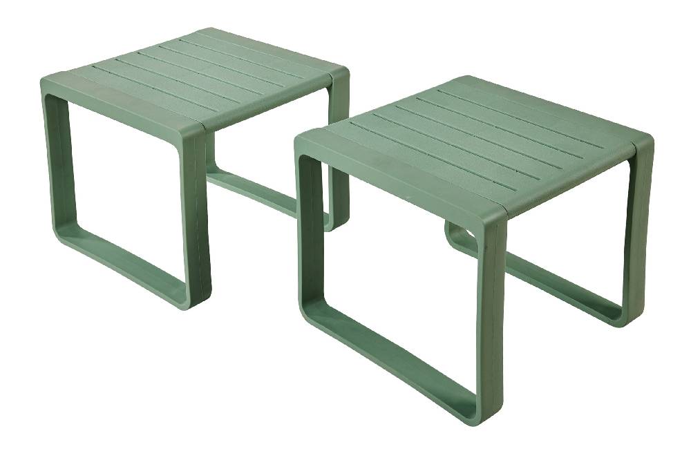 Novità Home Ajobi - Set 1/5 da esterno In Pp Verde Salvia Vendite Flash