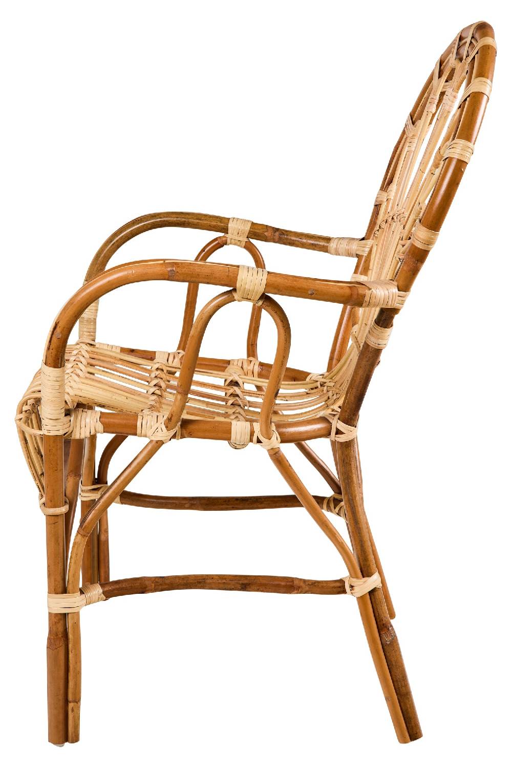 Novità Home Zaira - Poltroncina Rattan Con Braccioli In Saldo