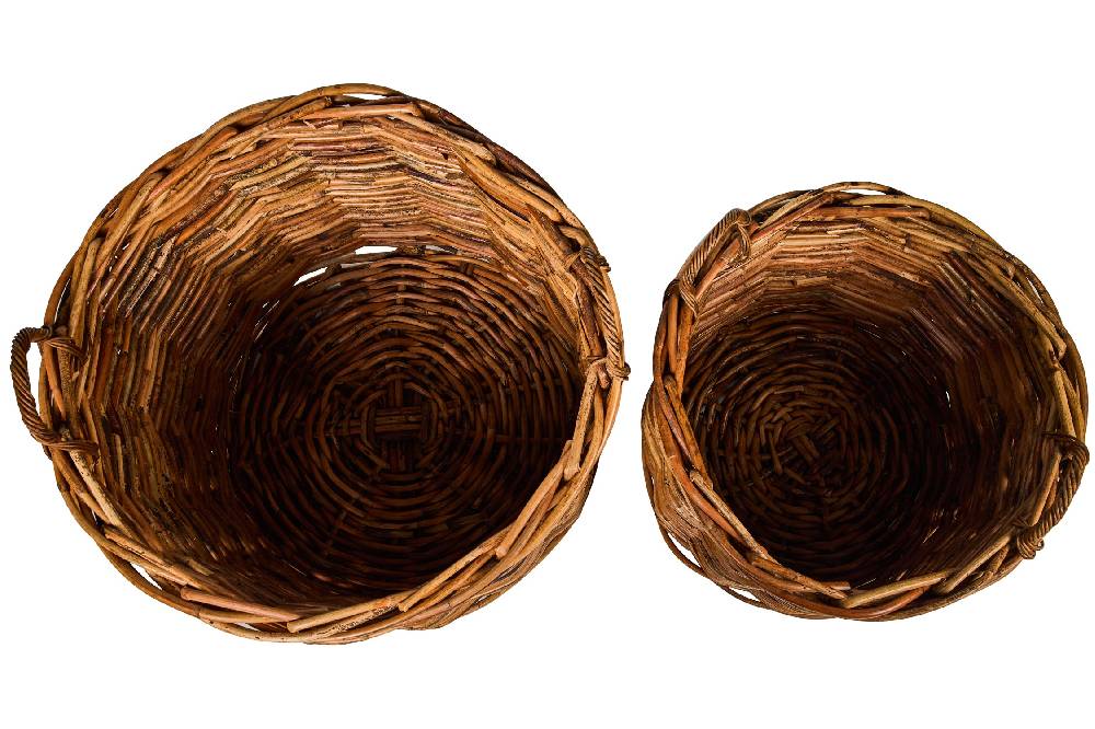 Novità Home Rush Weaves - Cestoni In Asalam Rattan Set 1/2 Comprare a buon mercato