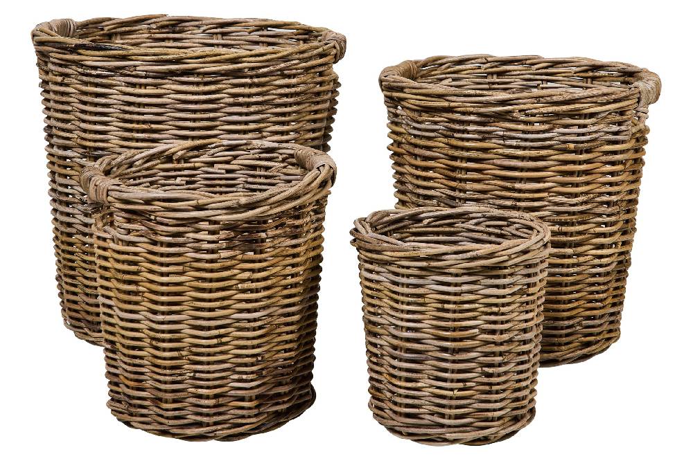 Novità Home Rush Weaves - Ceste Tonde Set 1/4 Grande vendita