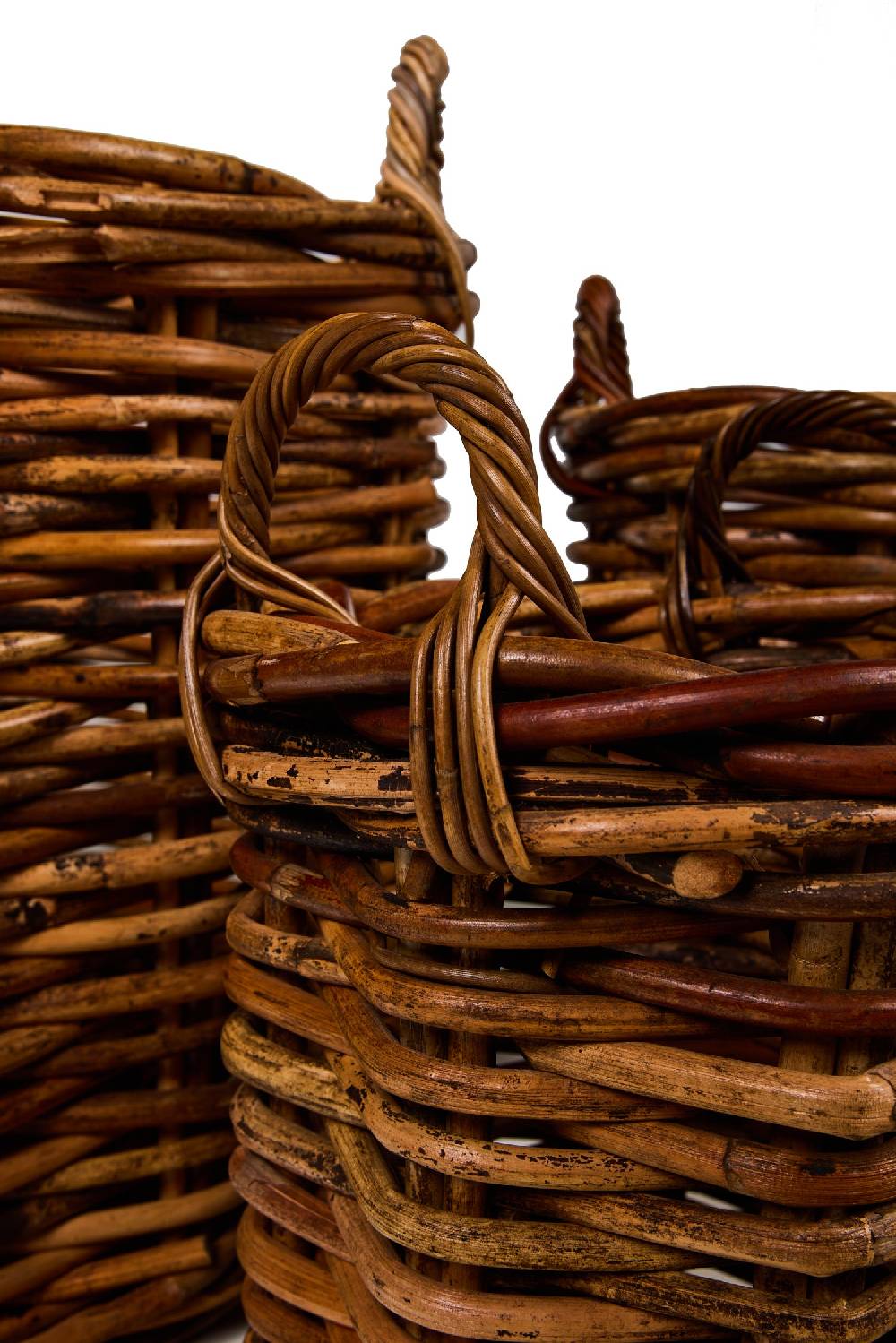 Novità Home Rush Weaves - Ceste Con Manici Asalam Rattan Set 1/3 Offerta esclusiva