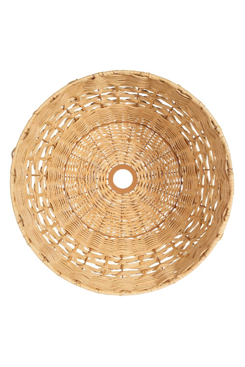 Novità Home Lumiere - Cappello Lampadario In Midollino Traforato Naturale Offerte speciali