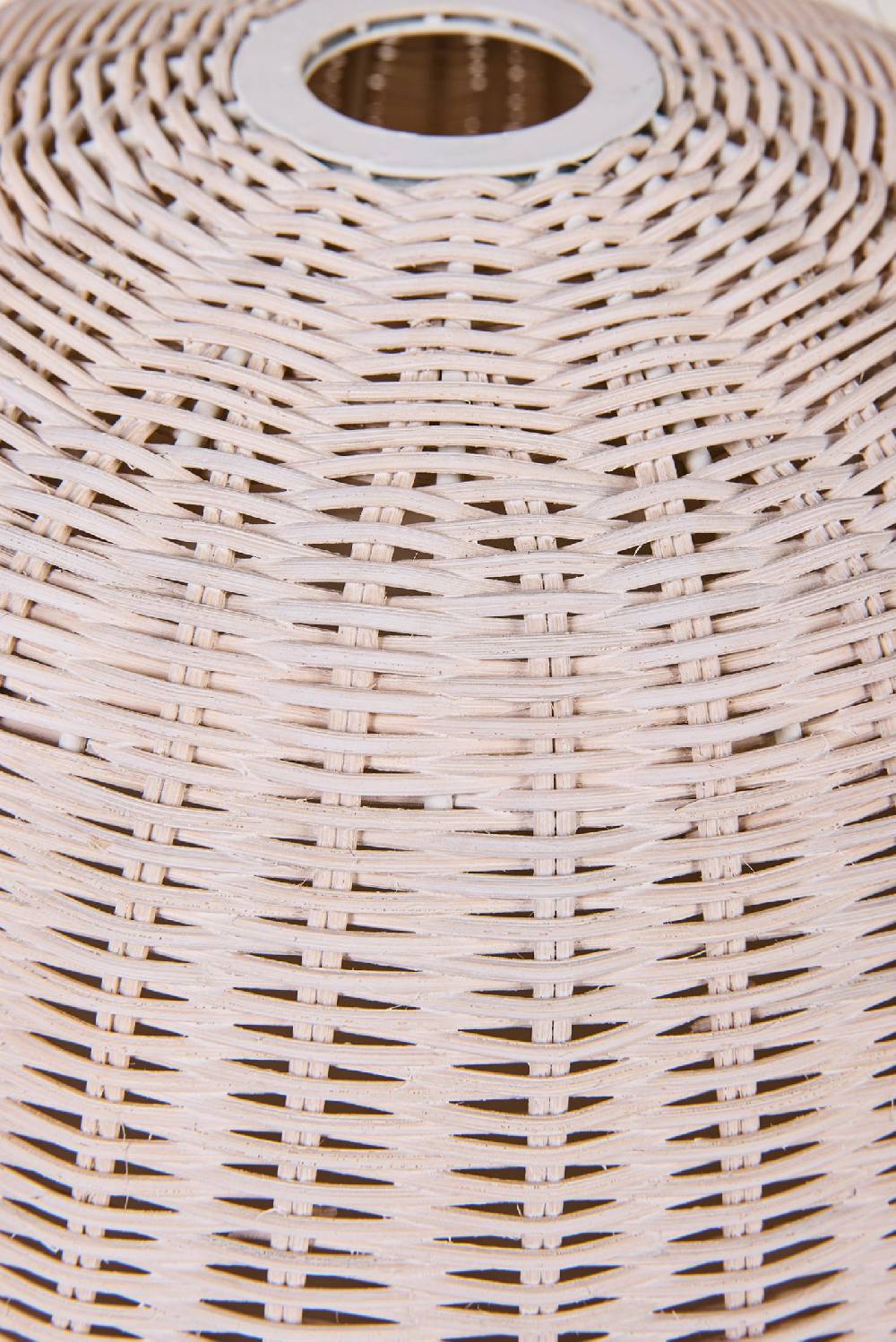 Novità Home Lumiere - Cappello Lampadario In Midollino Bianco Prezzo basso