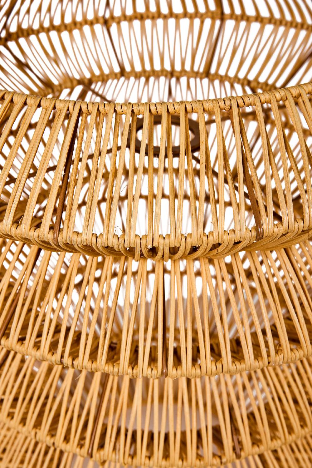 Novità Home Lumiere - Cappello Lampadario Design Midollino Naturale Super Saving Price