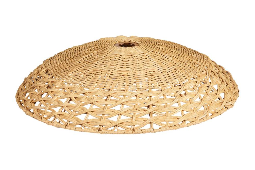 Novità Home Lumiere - Cappello Lampad.Piatto Midollino Naturale Ritorno libero