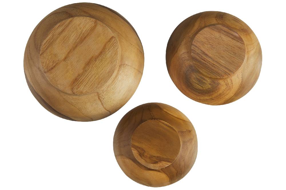 Novità Home Bartender - Ciotoline Set 1/3 Legno E Abalone Vendita