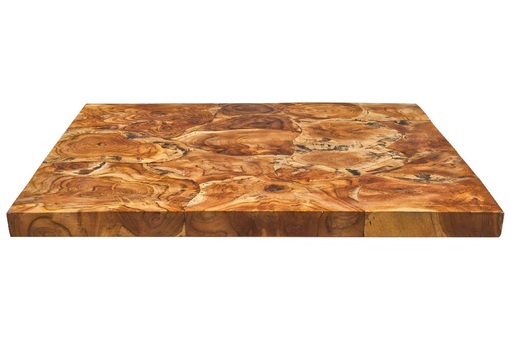 Novità Home Craftsman - Piano Quadrato Legni Assemblati In Teak 80X80 Sconto di tempo limitato