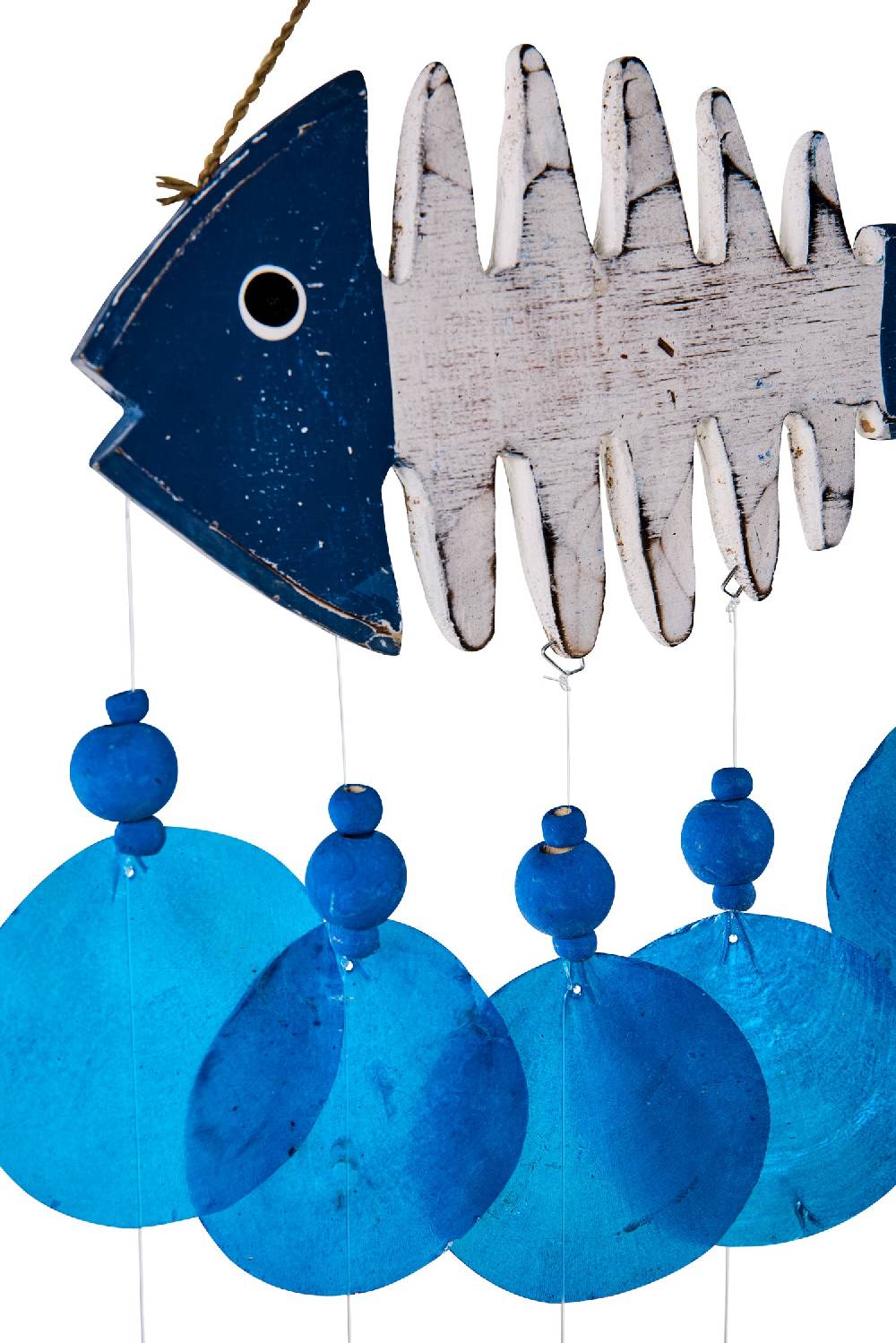 Novità Home Wind Sounds - Pesce Con 5 Fili Madreperla Offerta speciale