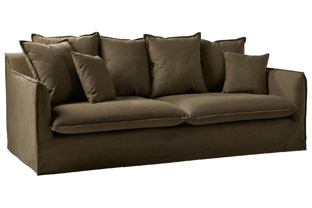 Novità Home Divano - craig verde bosco stone wash Offerta esclusiva