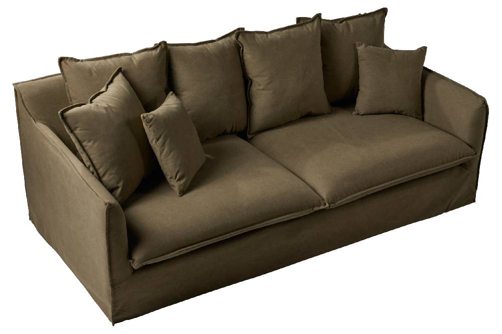 Novità Home Divano - craig verde bosco stone wash Offerta esclusiva