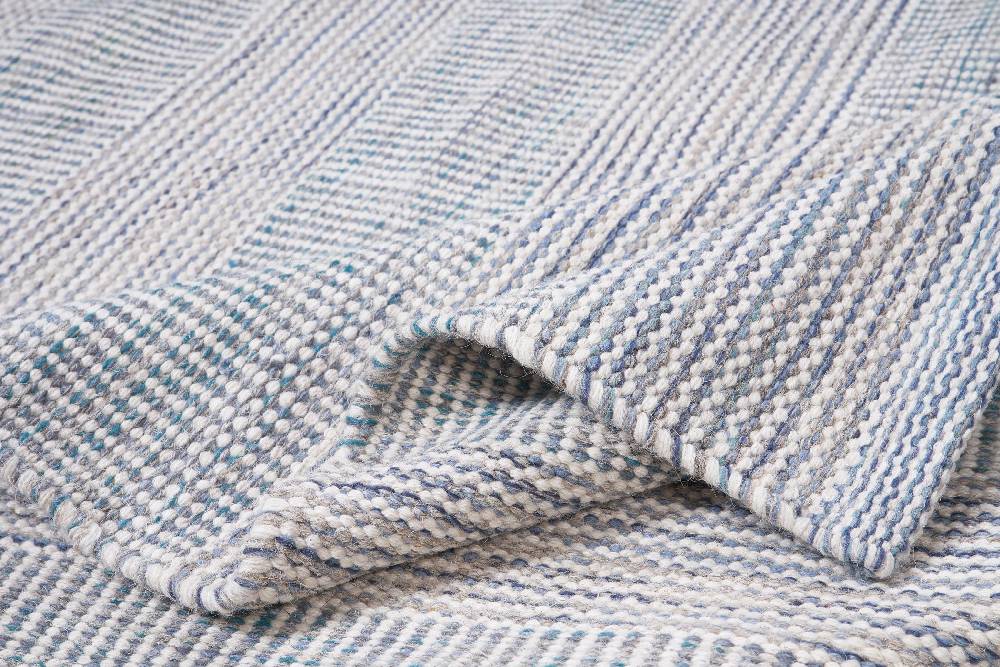 Novità Home Disegual - tappeto melange' lana e cotone toni beige/blue Offerta natalizia