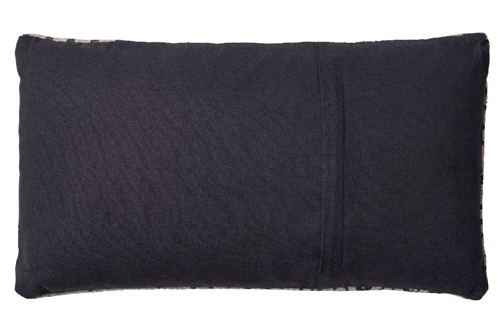 Novità Home Cuscino 30x50 ikat beoge e nero Ritorno libero