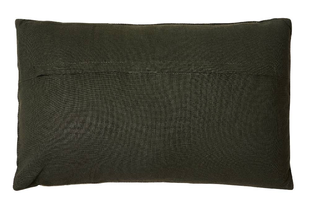 Novità Home Cuscino - velluto di cotone verde scuro rettangolare Latest stili