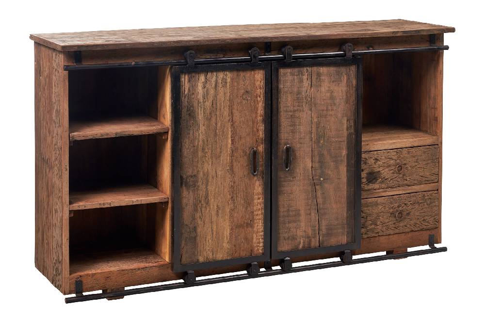 Novità Home Credenza teak sportelli scorrevoli Fino al 65% di sconto