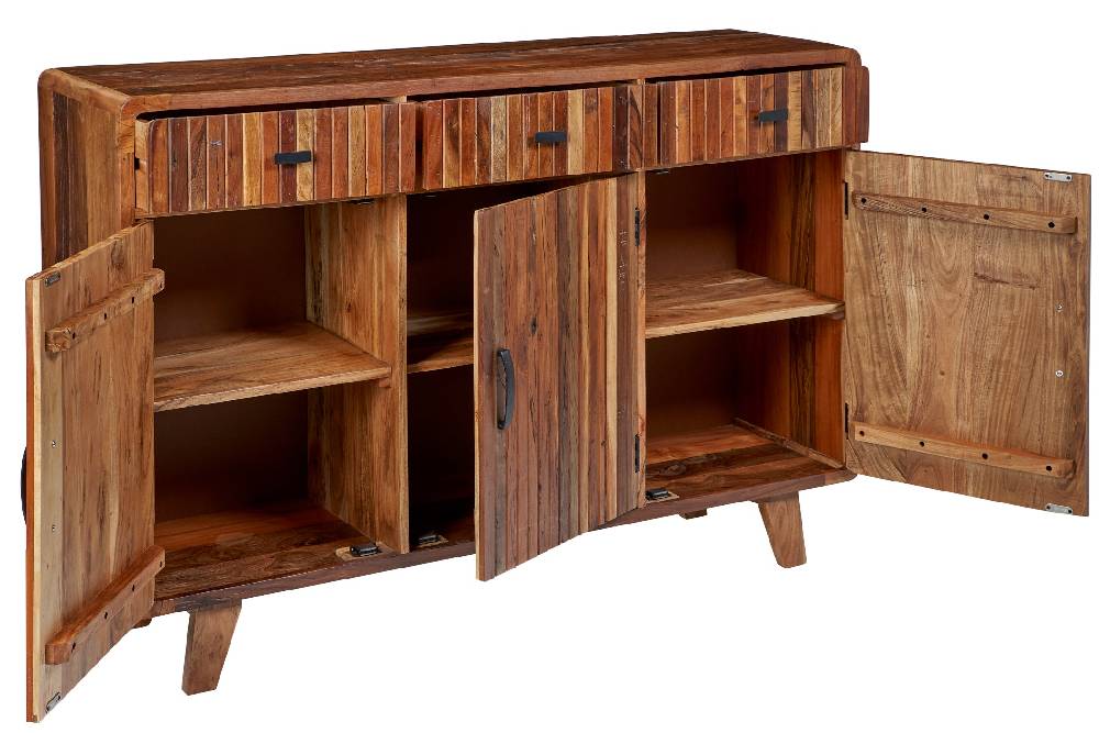 Novità Home Credenza nuances 3 cassetti 3 sportelli Fino al 55% di sconto
