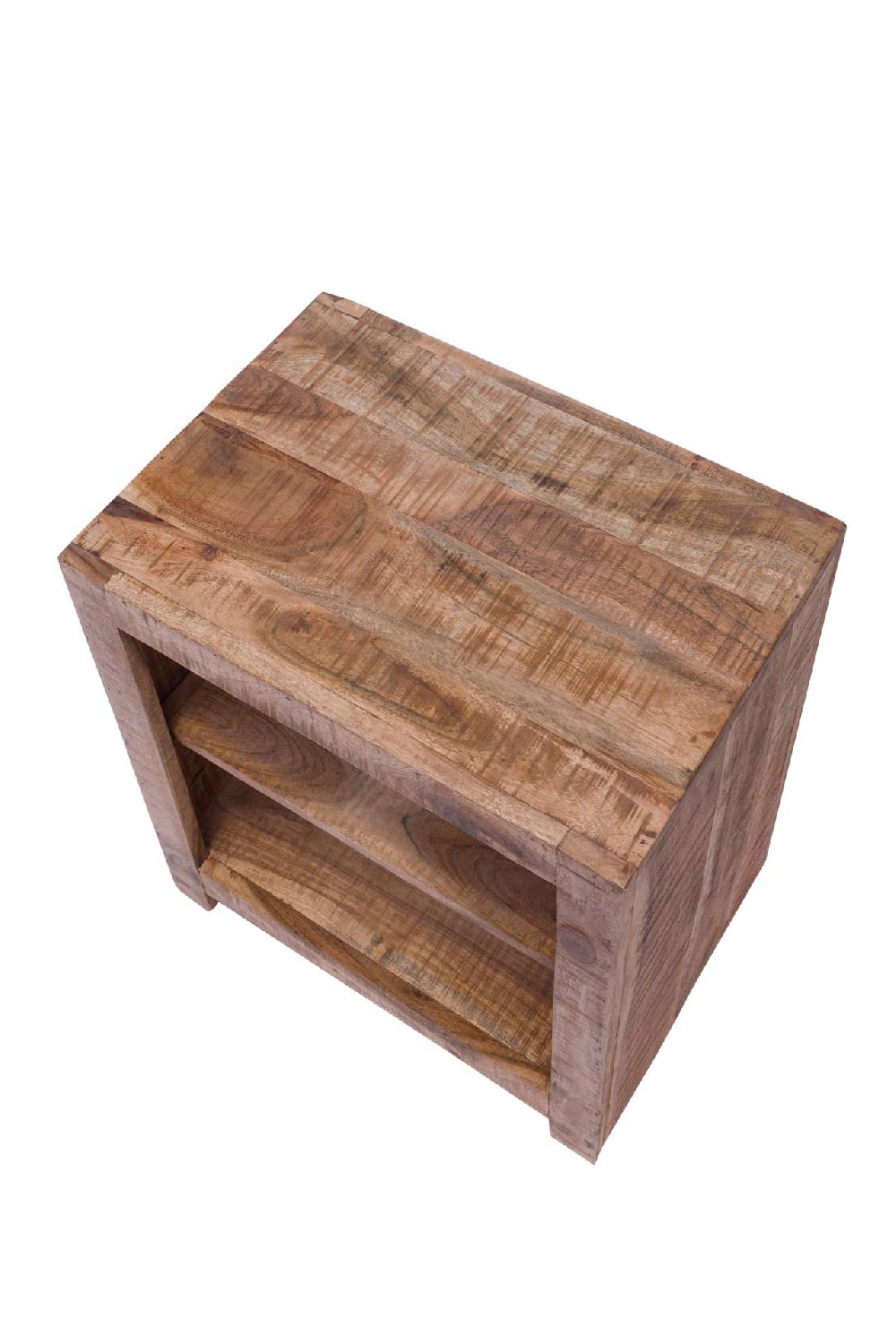 Novità Home Comodino 2 ripiani in legno Duty-free