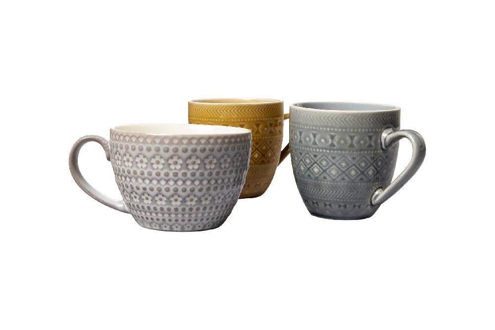 Novità Home Imperfect - egipt tazza grigia con rilievi 2025