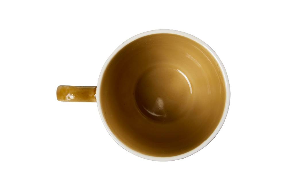 Novità Home Imperfect - egipt tazza color ocra con rilievi Italy